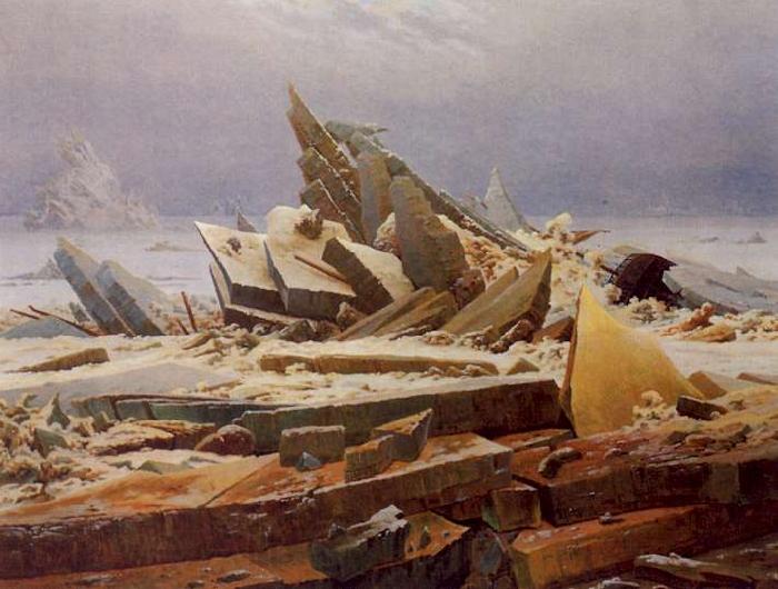 Caspar David Friedrich The Wreck of Hope Spain oil painting art